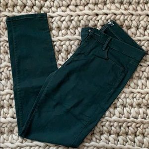 Loft Modern Skinny Jeans (dark green)